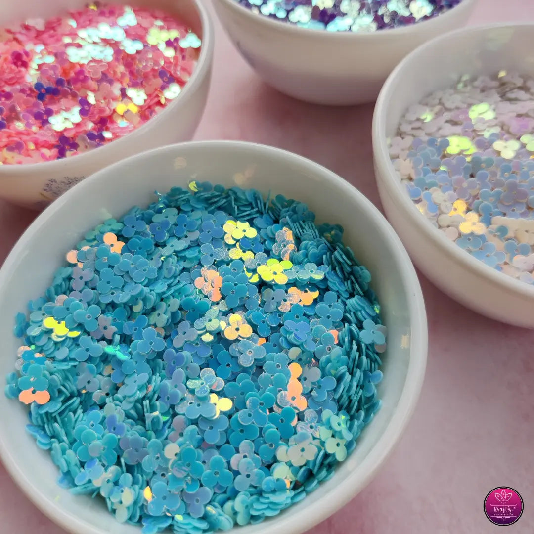 FLOWER SEQUINS COMBO