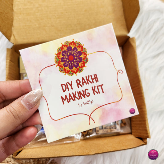 DIY RAKHI MAKING KIT | DIY KIT 5 RAKHIS