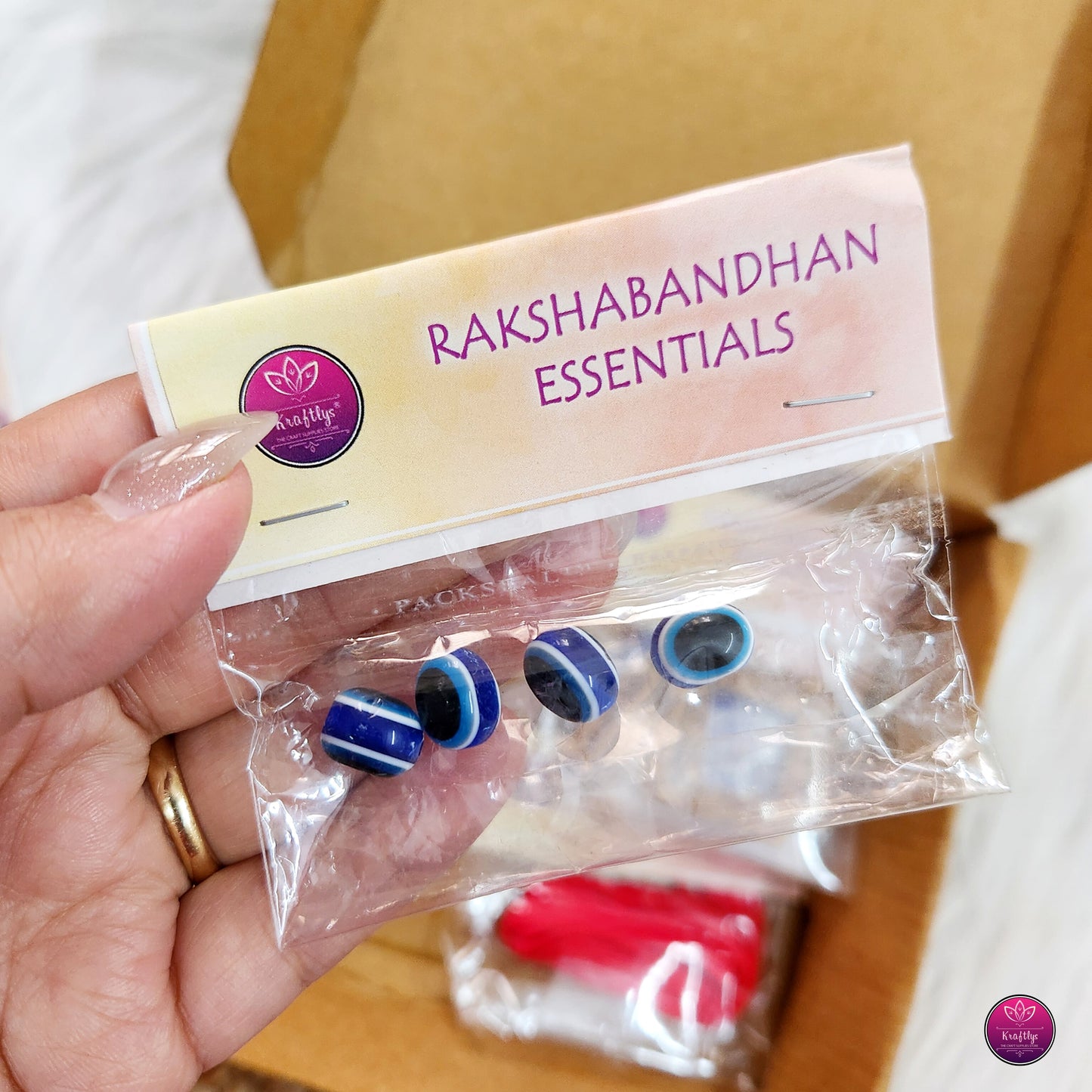 DIY RAKHI MAKING KIT | DIY KIT 5 RAKHIS