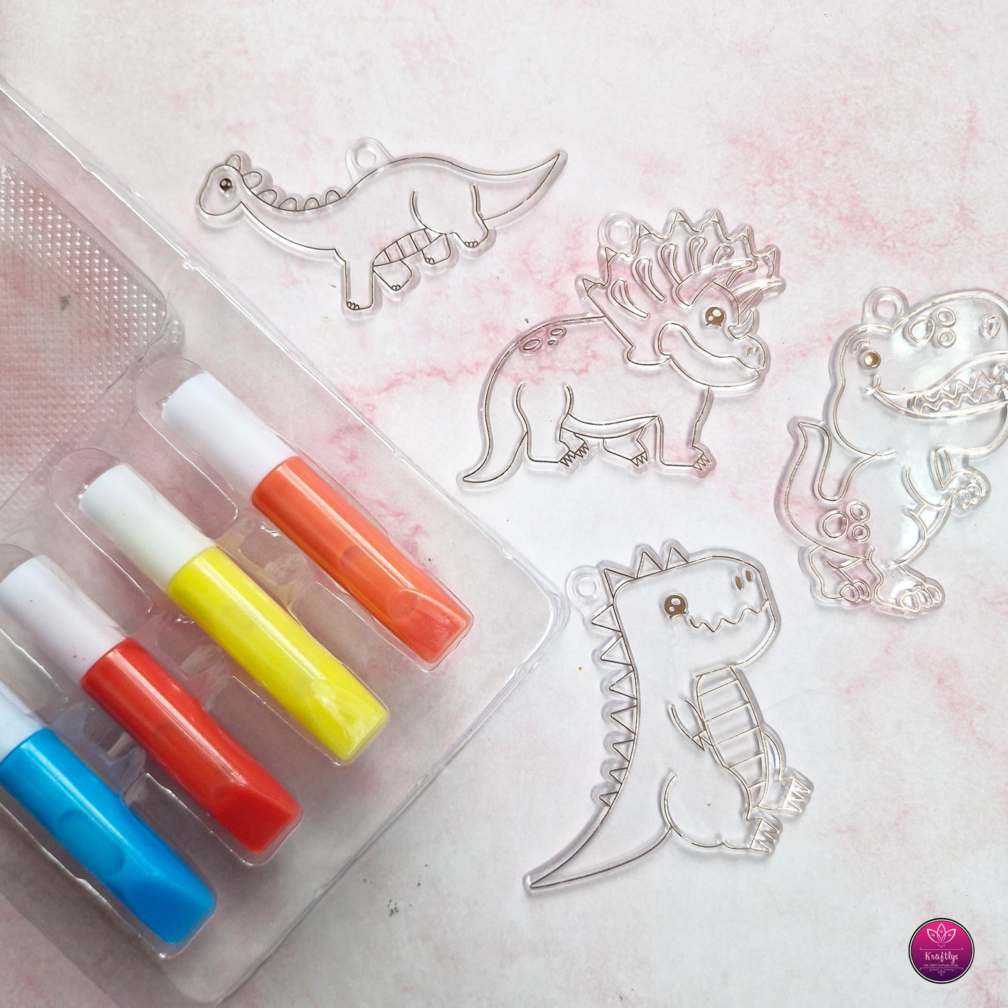 DIY SOFT GLUE PAINTING CRAFT KIT