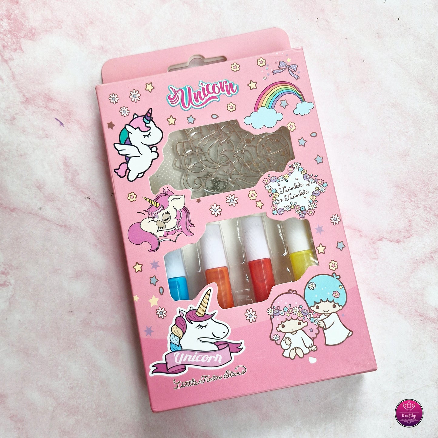 DIY SOFT GLUE PAINTING CRAFT KIT