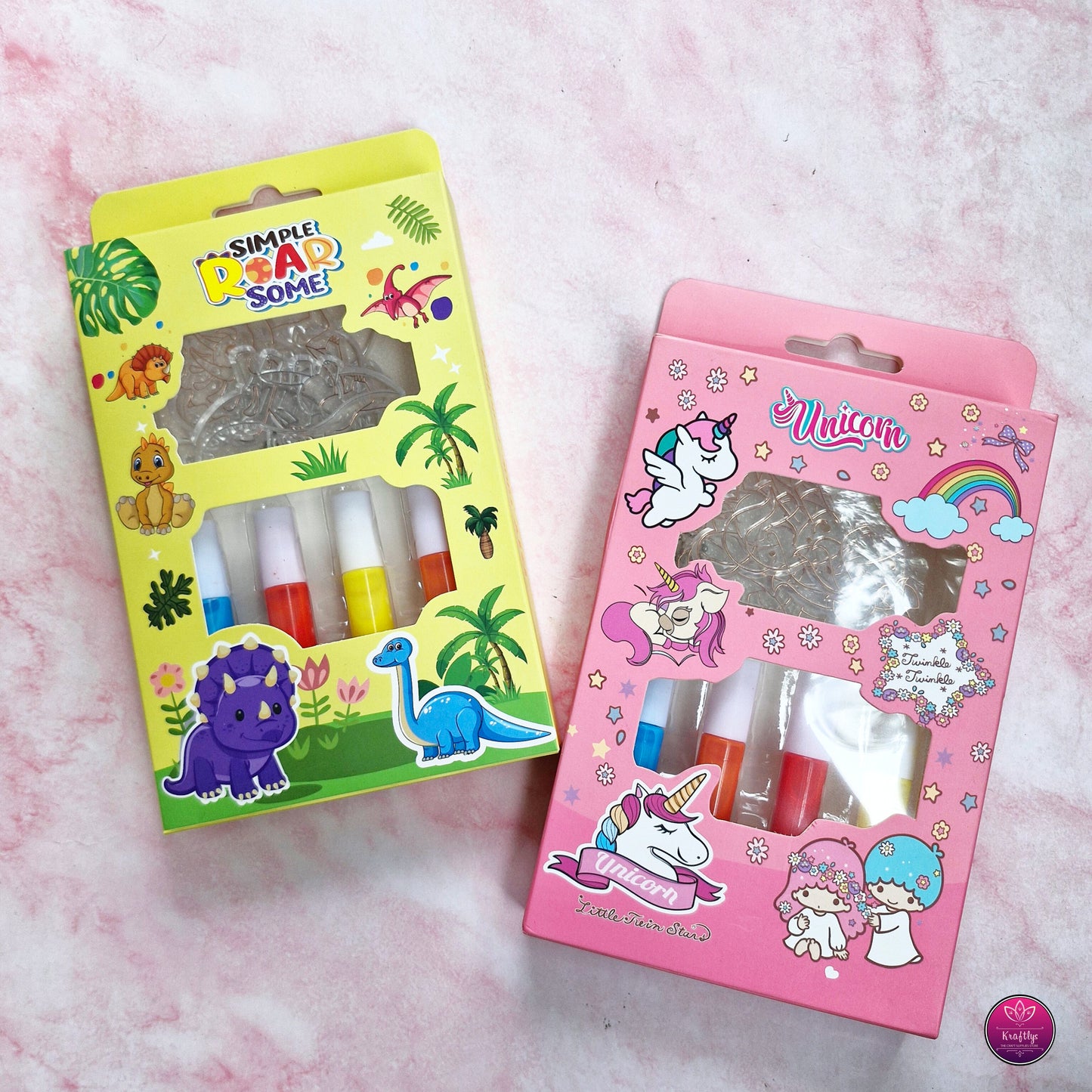 DIY SOFT GLUE PAINTING CRAFT KIT