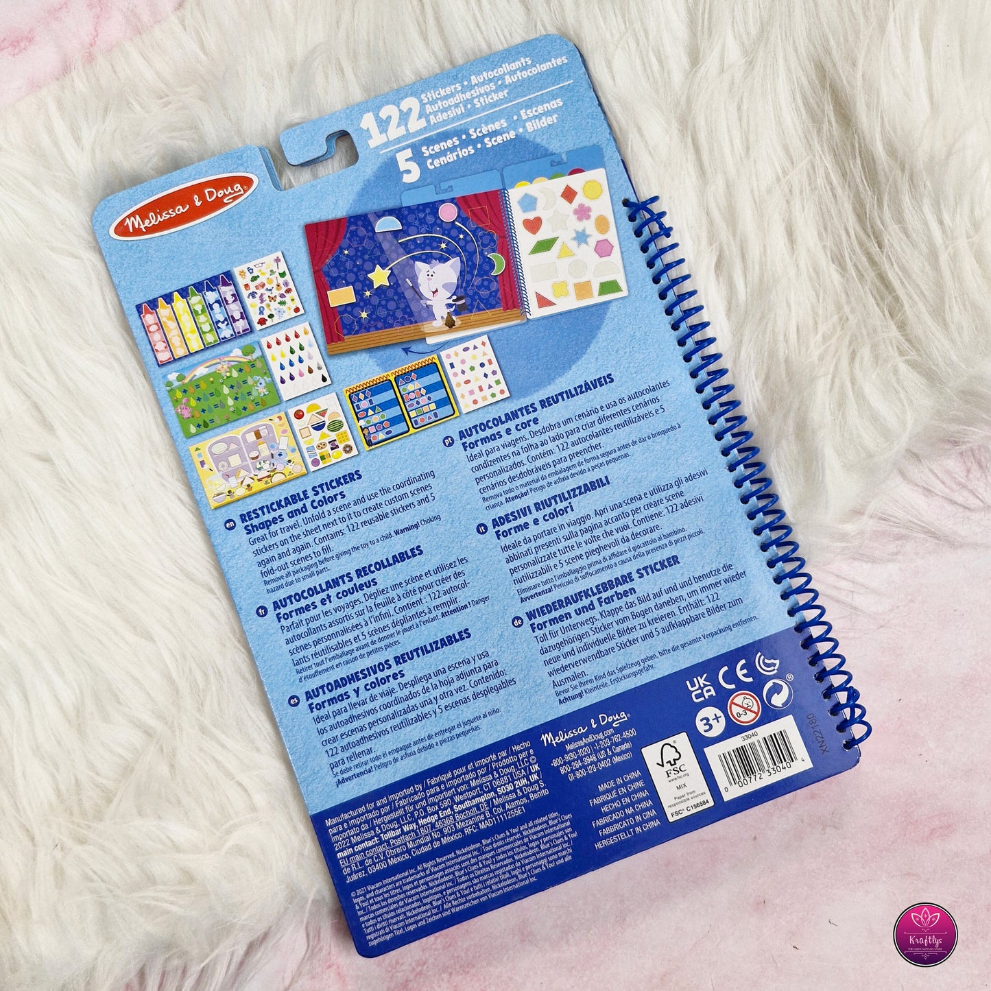 Blue’s Clues Restickable Sticker Book – 122 Reusable Stickers Fun!