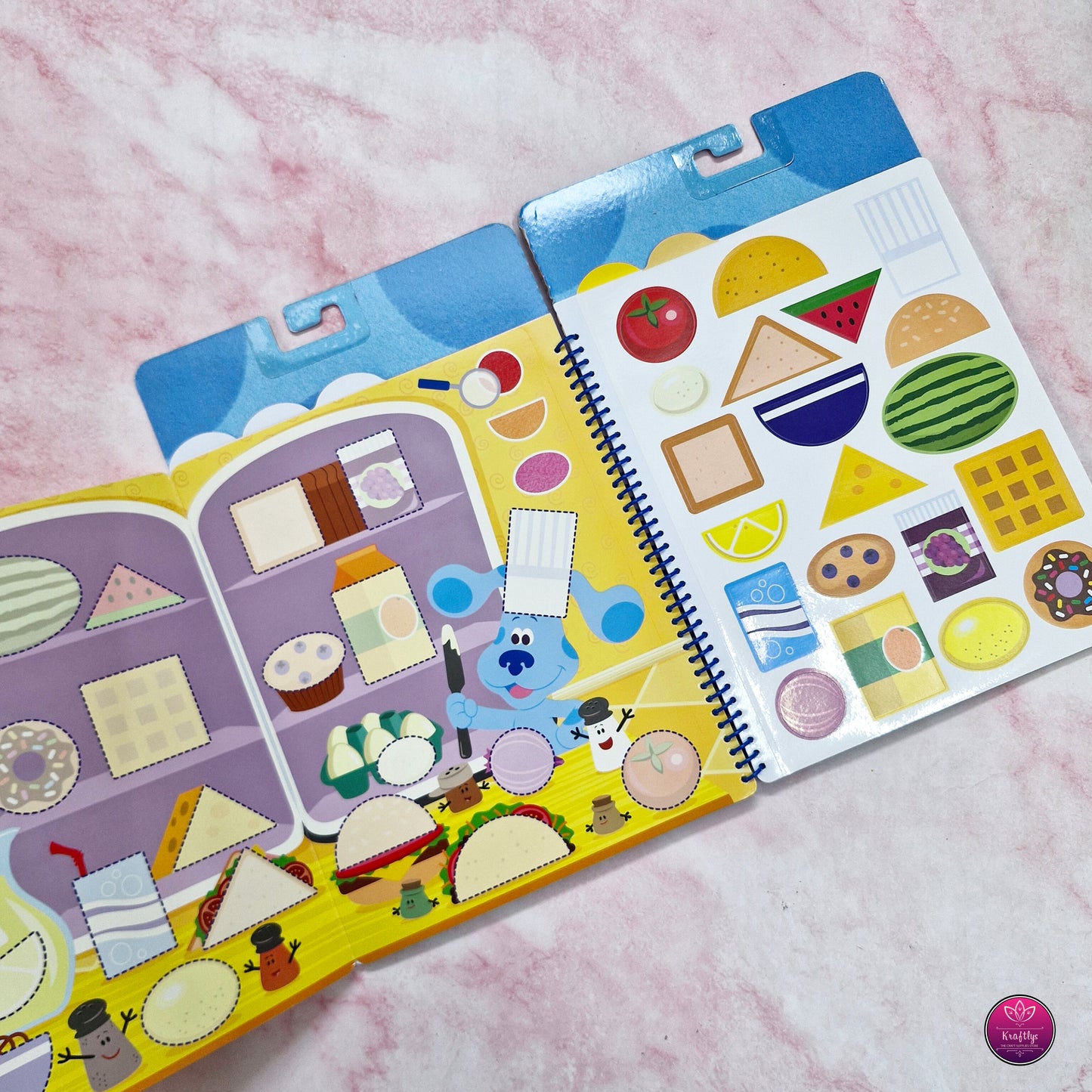 Blue’s Clues Restickable Sticker Book – 122 Reusable Stickers Fun!