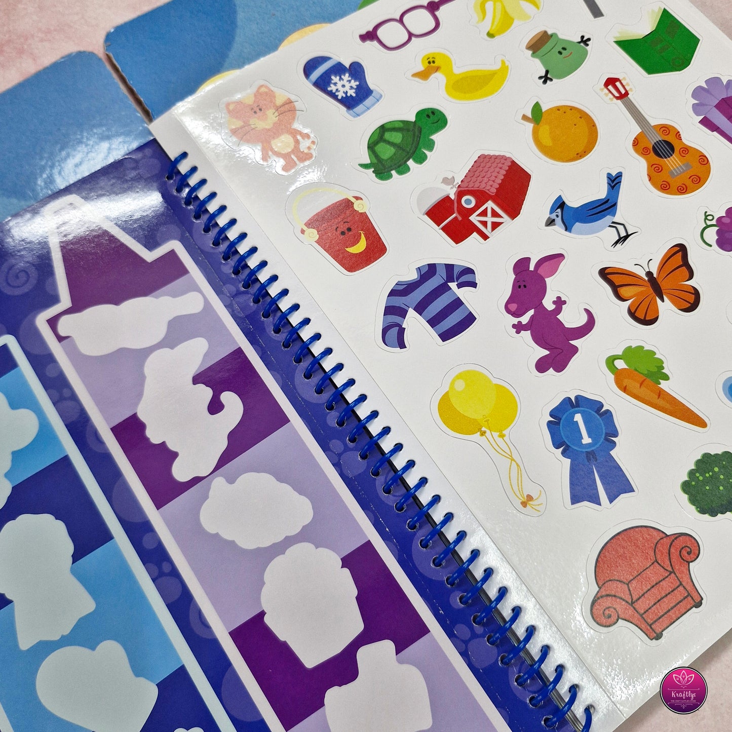 Blue’s Clues Restickable Sticker Book – 122 Reusable Stickers Fun!