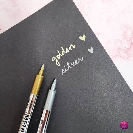 METTALIC MARKERS | GOLD & SILVER