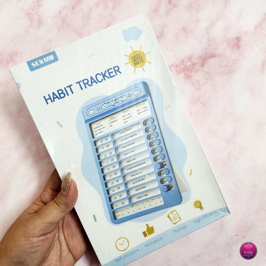 Cute Daily Habit Tracker for Kids & Adults | Routine Chart for Self-Discipline & Motivation