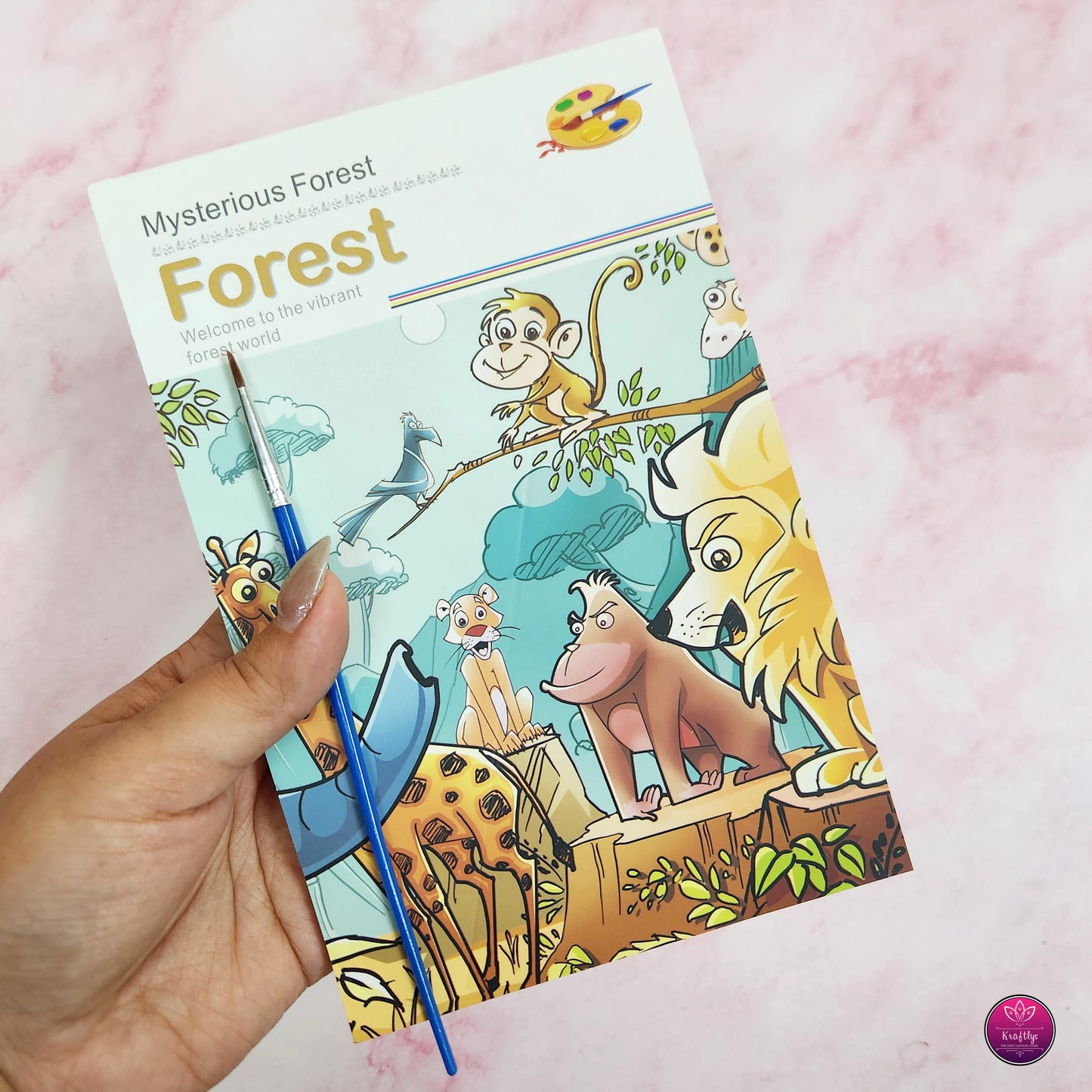 DIY WATERCOLOR THEME PAINTING BOOK