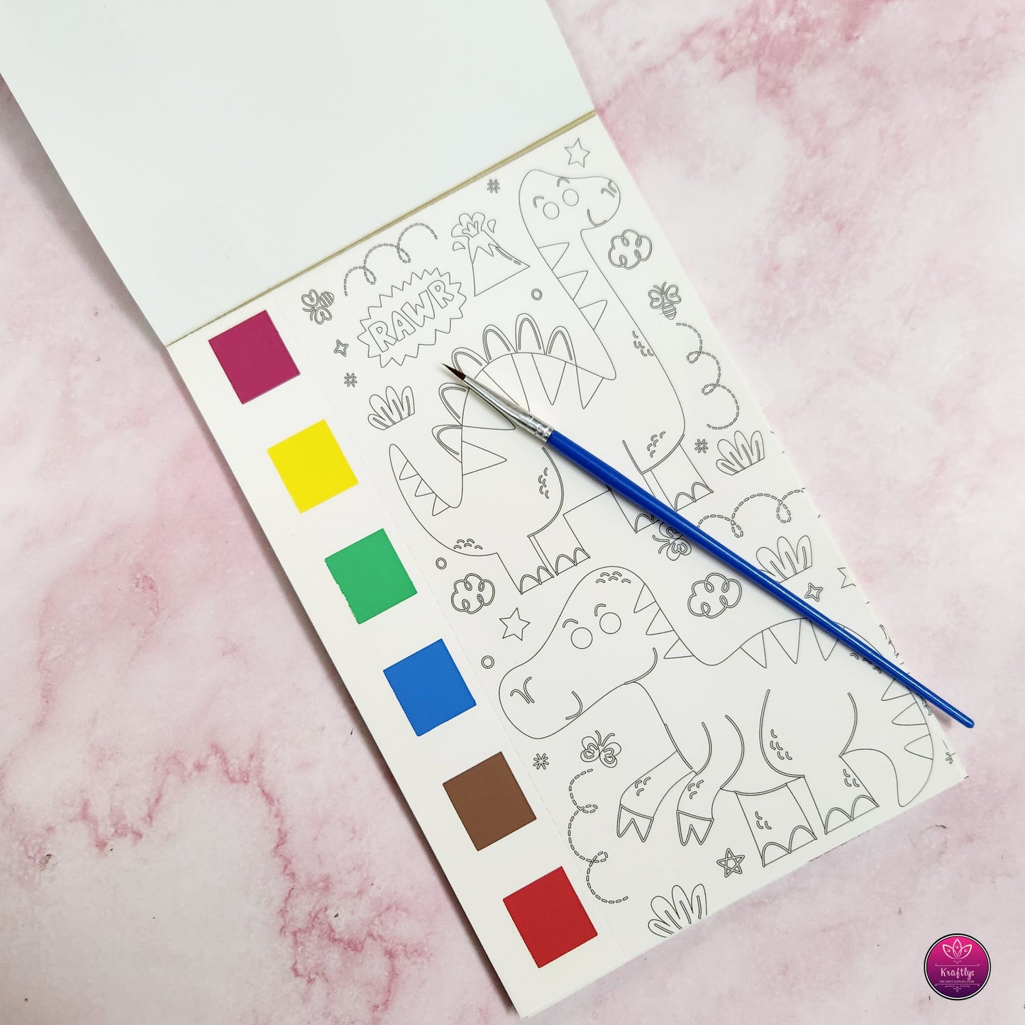 DIY WATERCOLOR THEME PAINTING BOOK