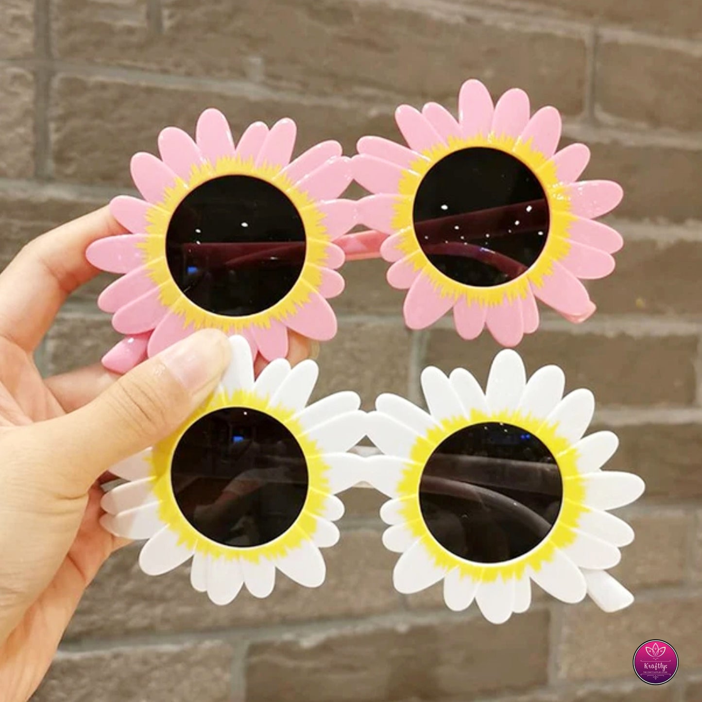Sunny Bloom Flower Sunglasses – Quirky & Cute Shades