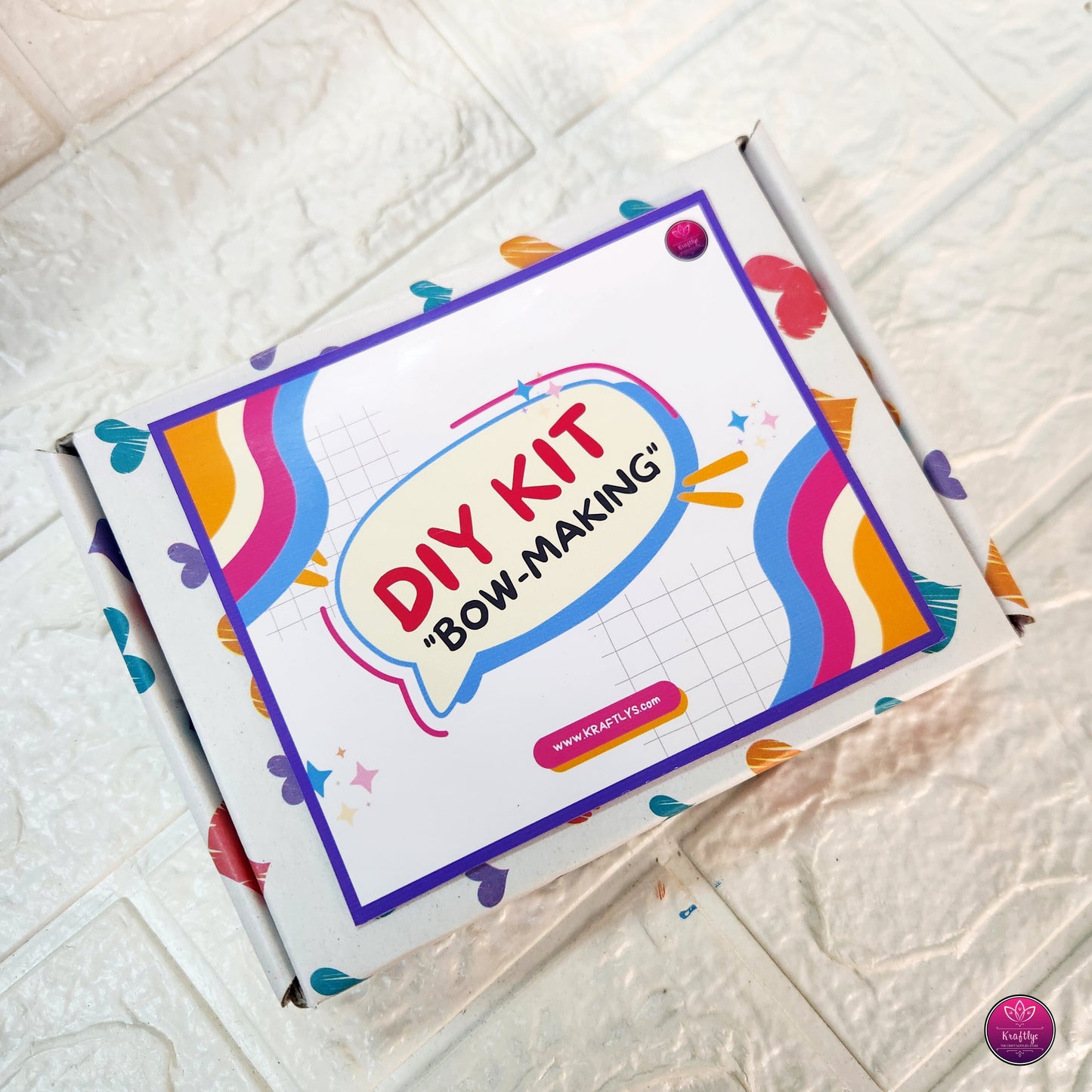 DIY Bow Making Kit for Kids & Adults – Craft Your Own Paper Bows (All-In-One Craft Kit)