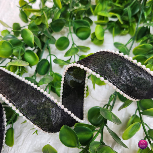 1 Inch Elegant Pearl Organza Ribbon - Decorative Ribbon for Gift Wrapping, Crafts & Events