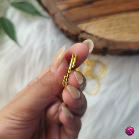 20mm Golden Metal Rings Hoop 10 pcs - DIY Jewellery and Crafts