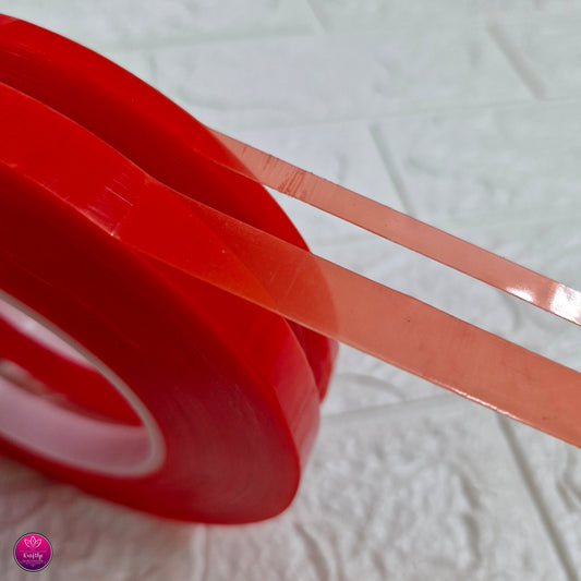 TACKY TAPE | DOUBLE SIDED RED STRONG ADHESIVE