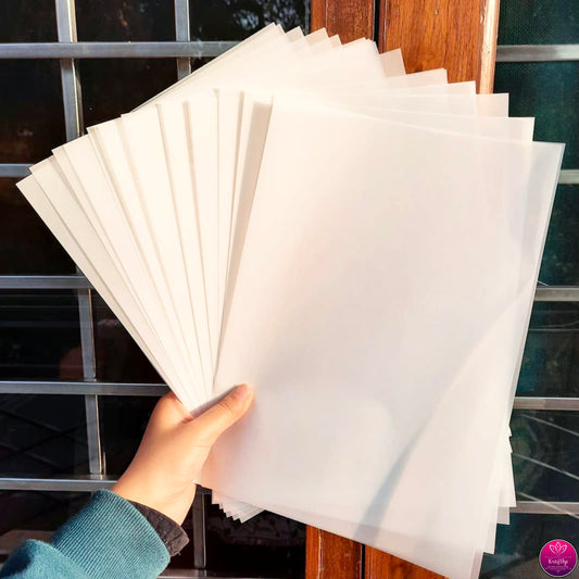 butter paper for craft, tracing paper sheet, diy art supplies, semi-transparent paper, sketching craft paper, lightweight crafting sheet, premium butter paper, school project paper, handmade card material, kids art supplies