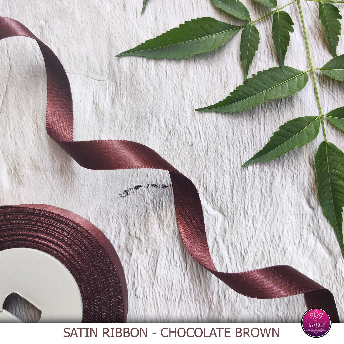 Premium Double Side Satin Ribbon 1/2 Inch – Soft & Shiny Finish