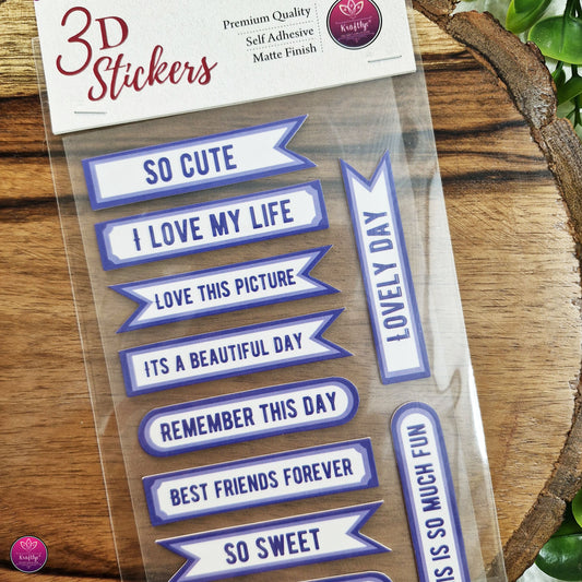 3D STICKER | LOVE MY LIFE