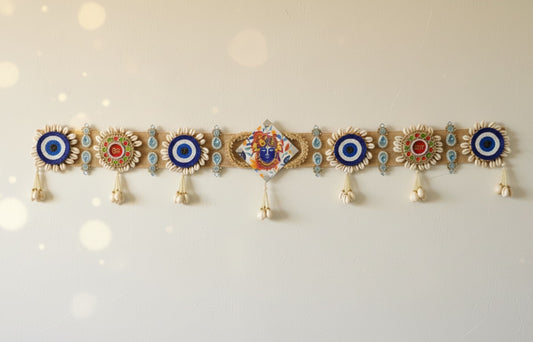 Evil Eye Handmade Decorative Bandhanwar for Diwali – Door Hanging Toran for Festive Home Décor