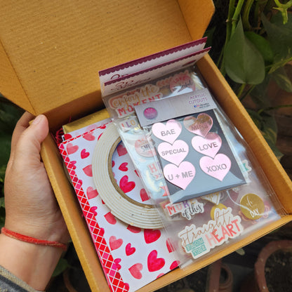 DIY HEART ALBUM KIT | SCRAPBOOKING KIT COMBO