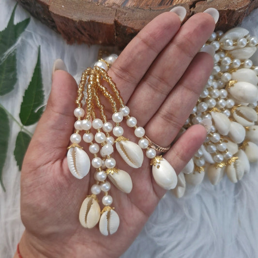 Pearl and Shells Decorative Hanging Latkan for Diwali