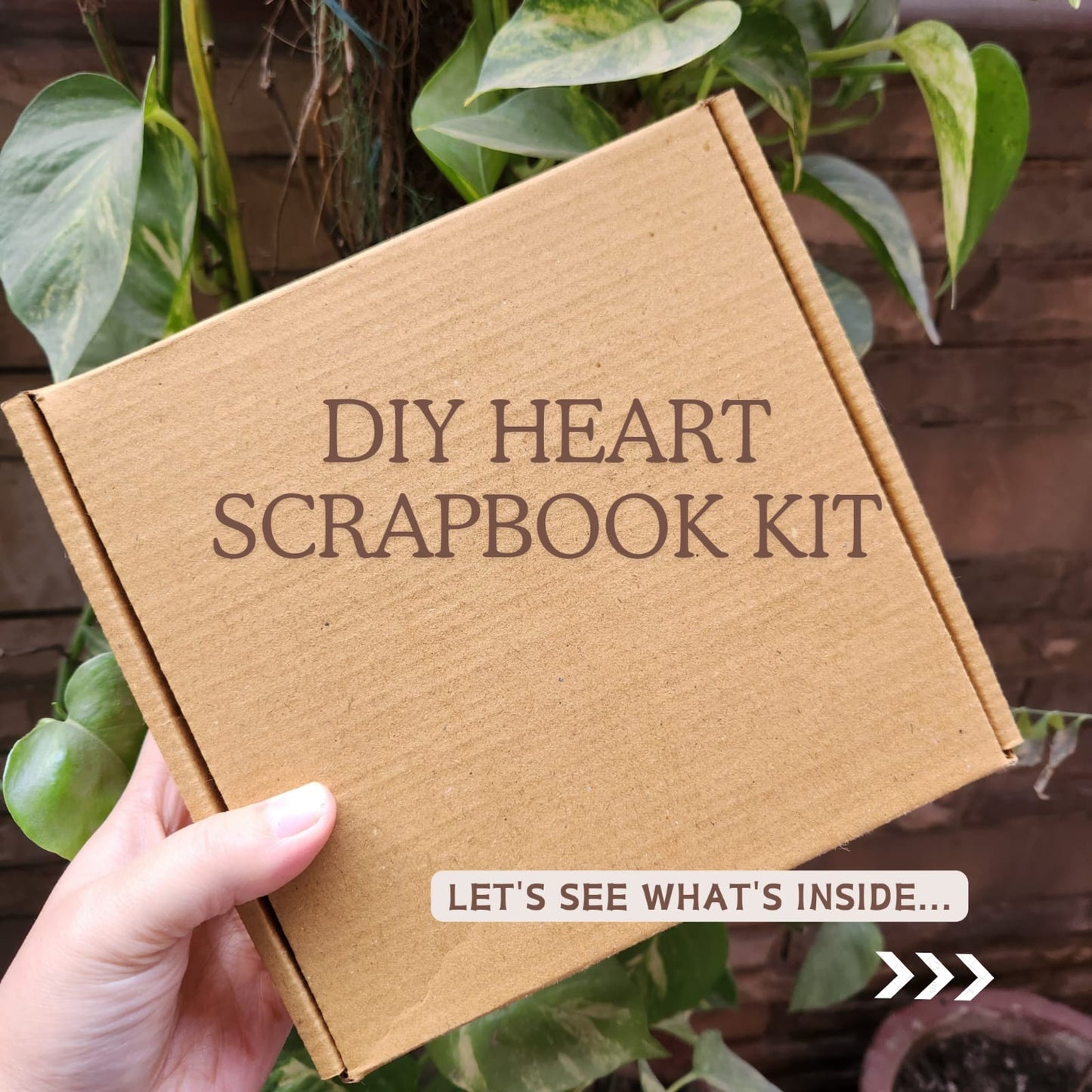 DIY HEART ALBUM KIT | SCRAPBOOKING KIT COMBO