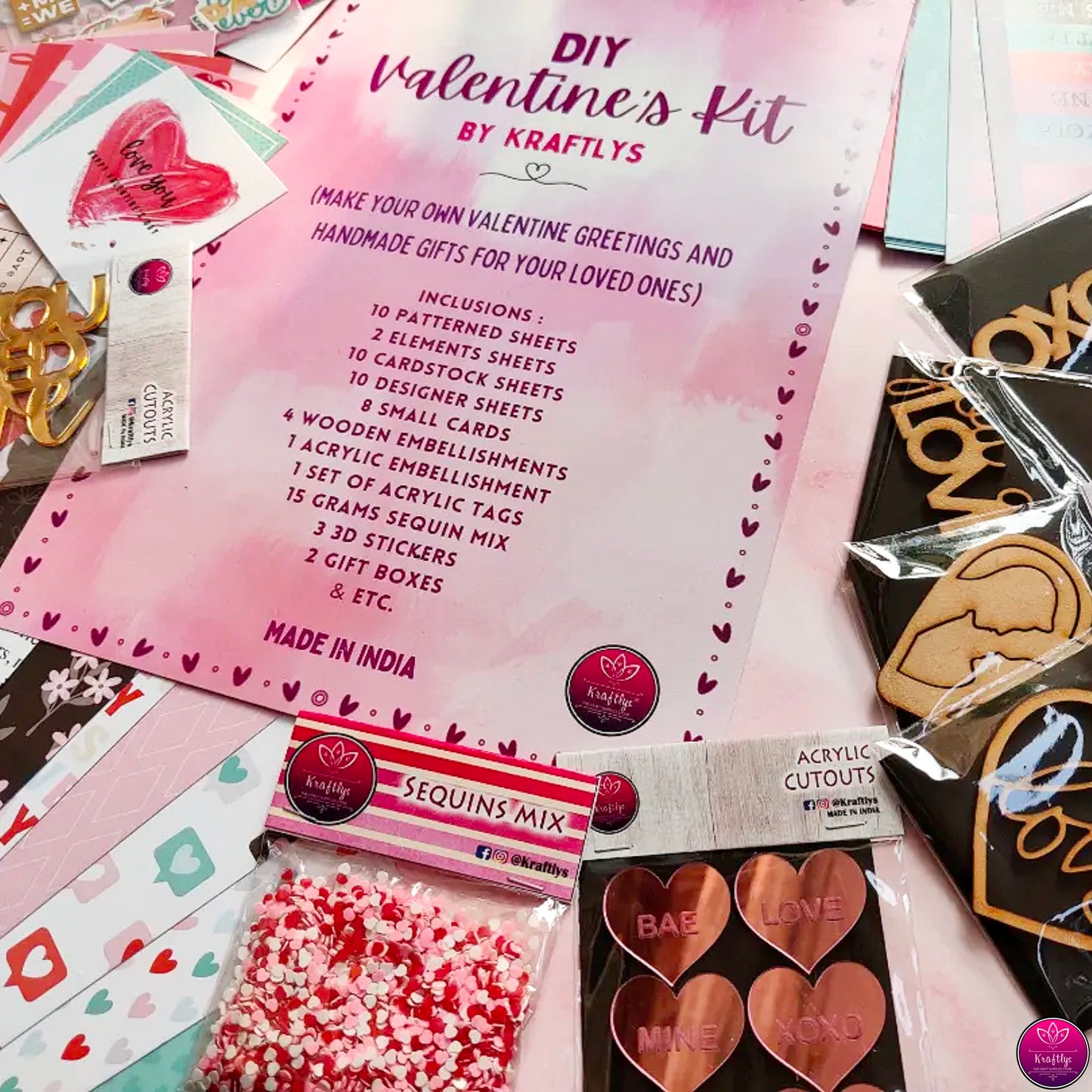 DIY VALENTINE'S KIT | SCRAPBOOKING KIT