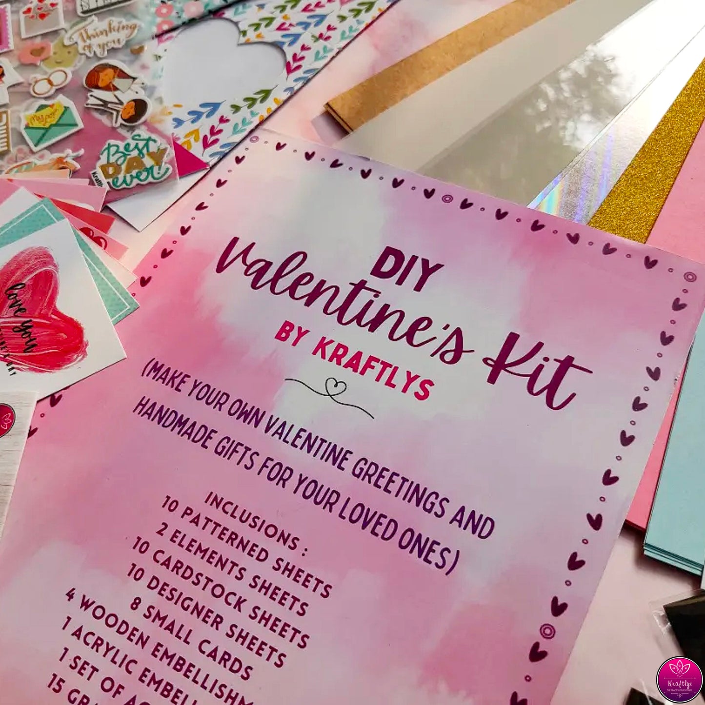 DIY VALENTINE'S KIT | SCRAPBOOKING KIT