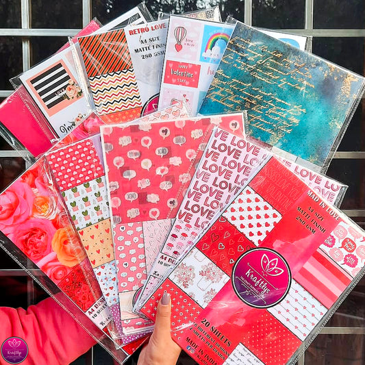 A4 VALENTINE'S COMBO | LOVE THEME PAPERPACK