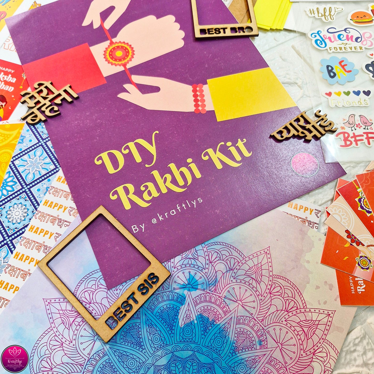 DIY RAKHI KIT | SCRAPBOOKING KIT