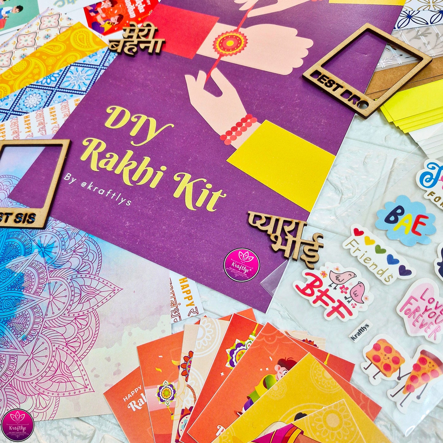 DIY RAKHI KIT | SCRAPBOOKING KIT