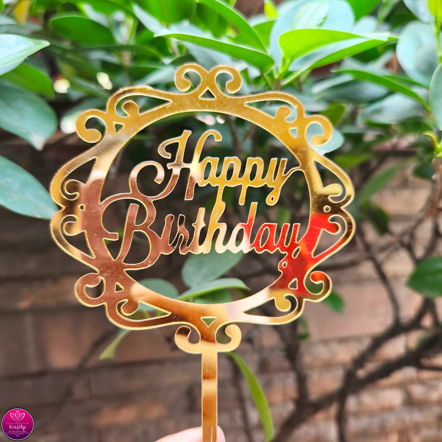 HAPPY BIRTHDAY | CAKE TOPPER #3