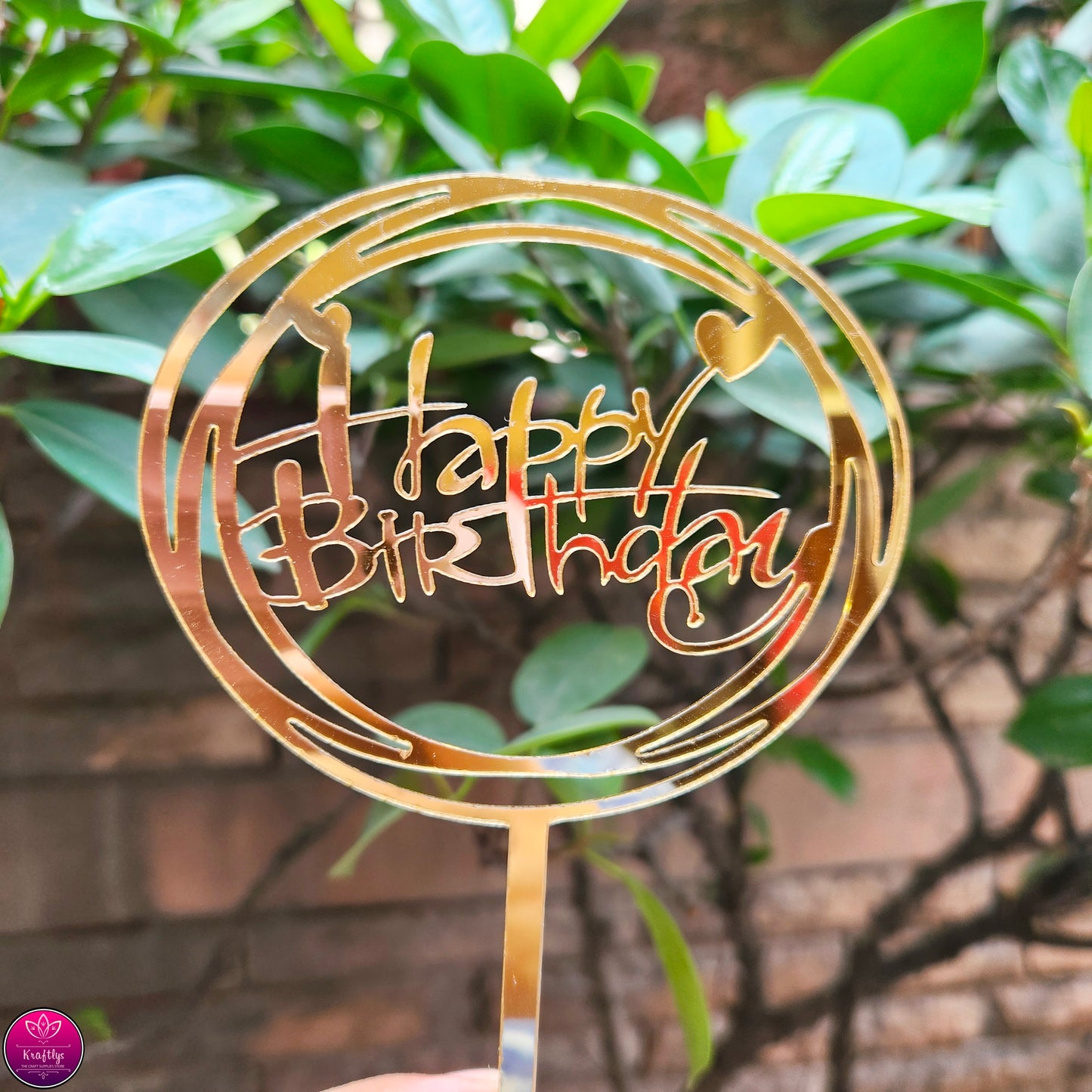 HAPPY BIRTHDAY | CAKE TOPPER