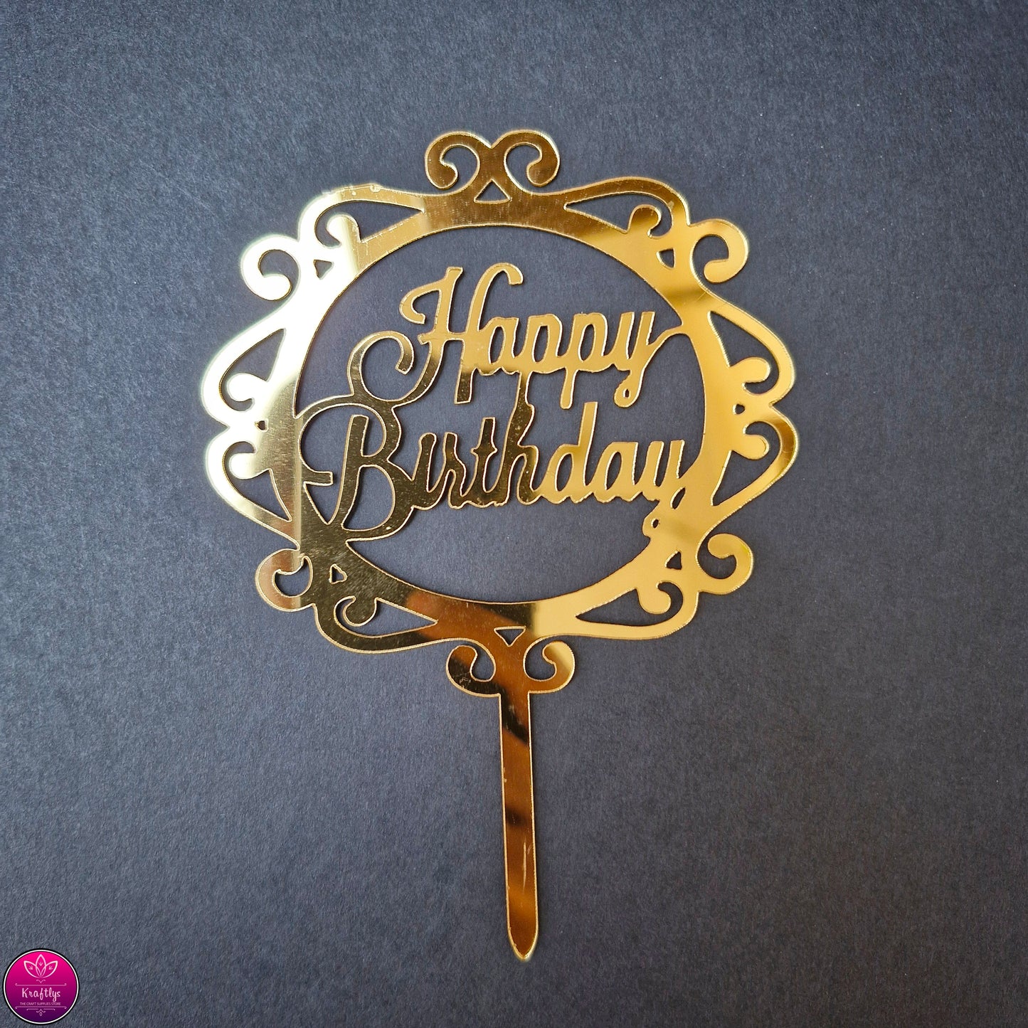 HAPPY BIRTHDAY | CAKE TOPPER #3