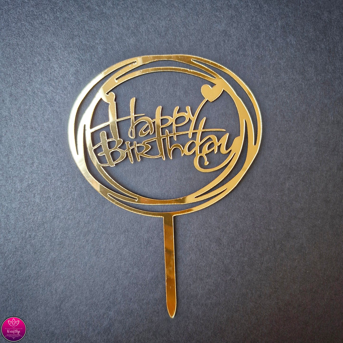 HAPPY BIRTHDAY | CAKE TOPPER