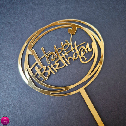 HAPPY BIRTHDAY | CAKE TOPPER