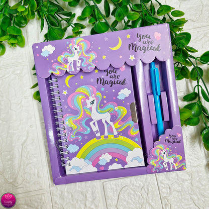 UNICORN DIARY SET | CUTE NOTEBOOK