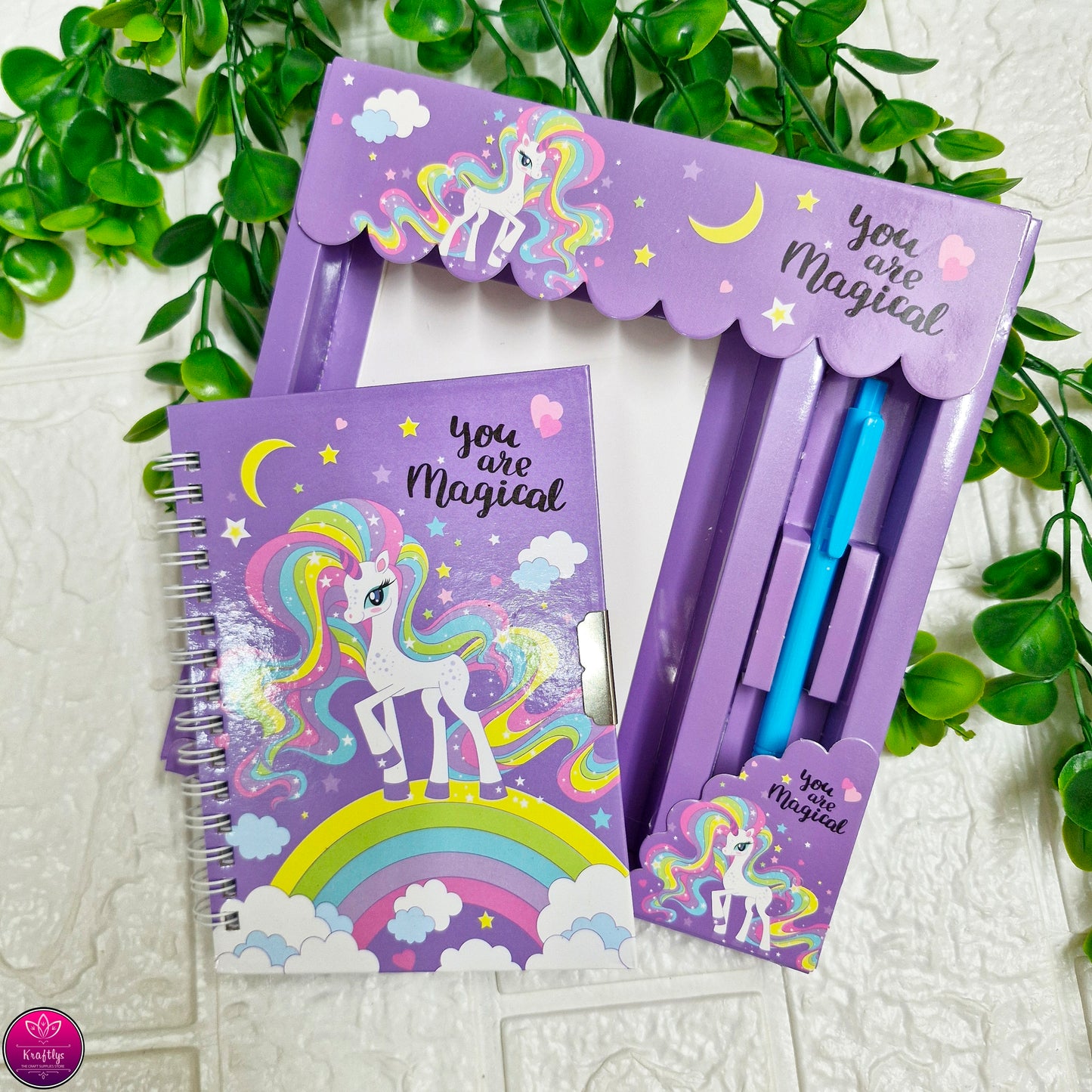 UNICORN DIARY SET | CUTE NOTEBOOK