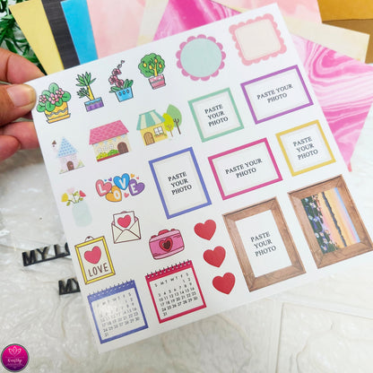 FRIDGE MAGNET KIT | SCRAPBOOKING KIT COMBO