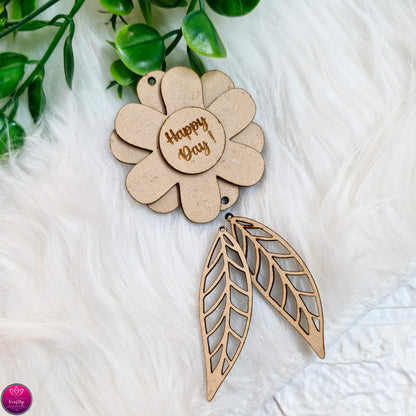 MDF FLOWER HANGING | KEYCHAIN | DREAM CATCHER