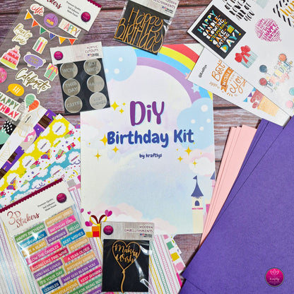 DIY BIRTHDAY KIT | SCRAPBOOKING KIT COMBO