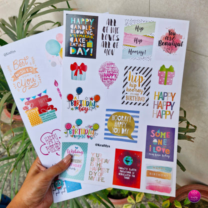 DIY BIRTHDAY KIT | SCRAPBOOKING KIT COMBO