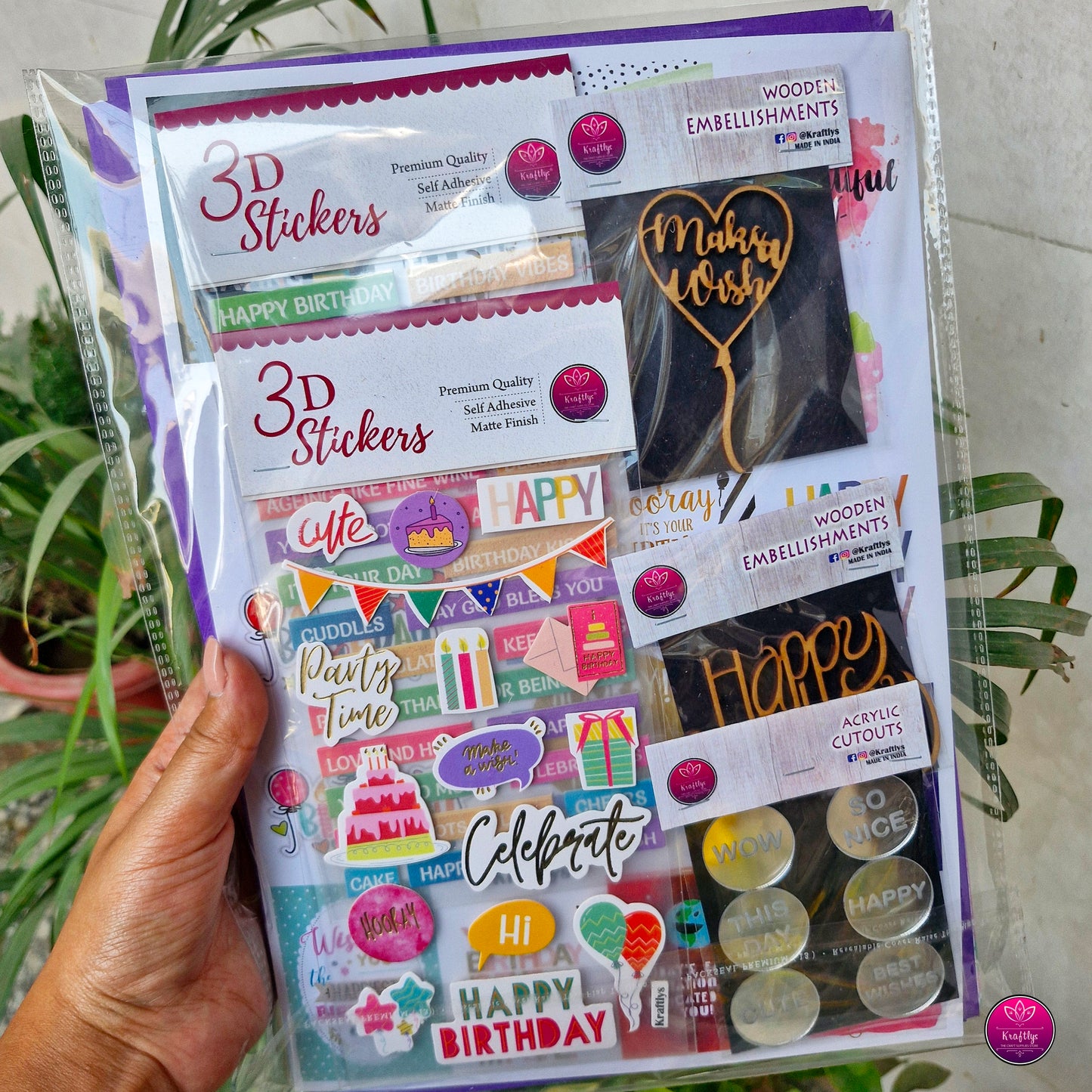 DIY BIRTHDAY KIT | SCRAPBOOKING KIT COMBO