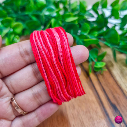 RAKHI THREADS | RED & PINK