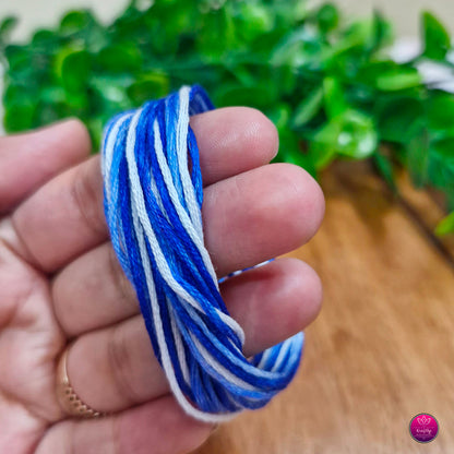 RAKHI THREADS | BLUE & WHITE