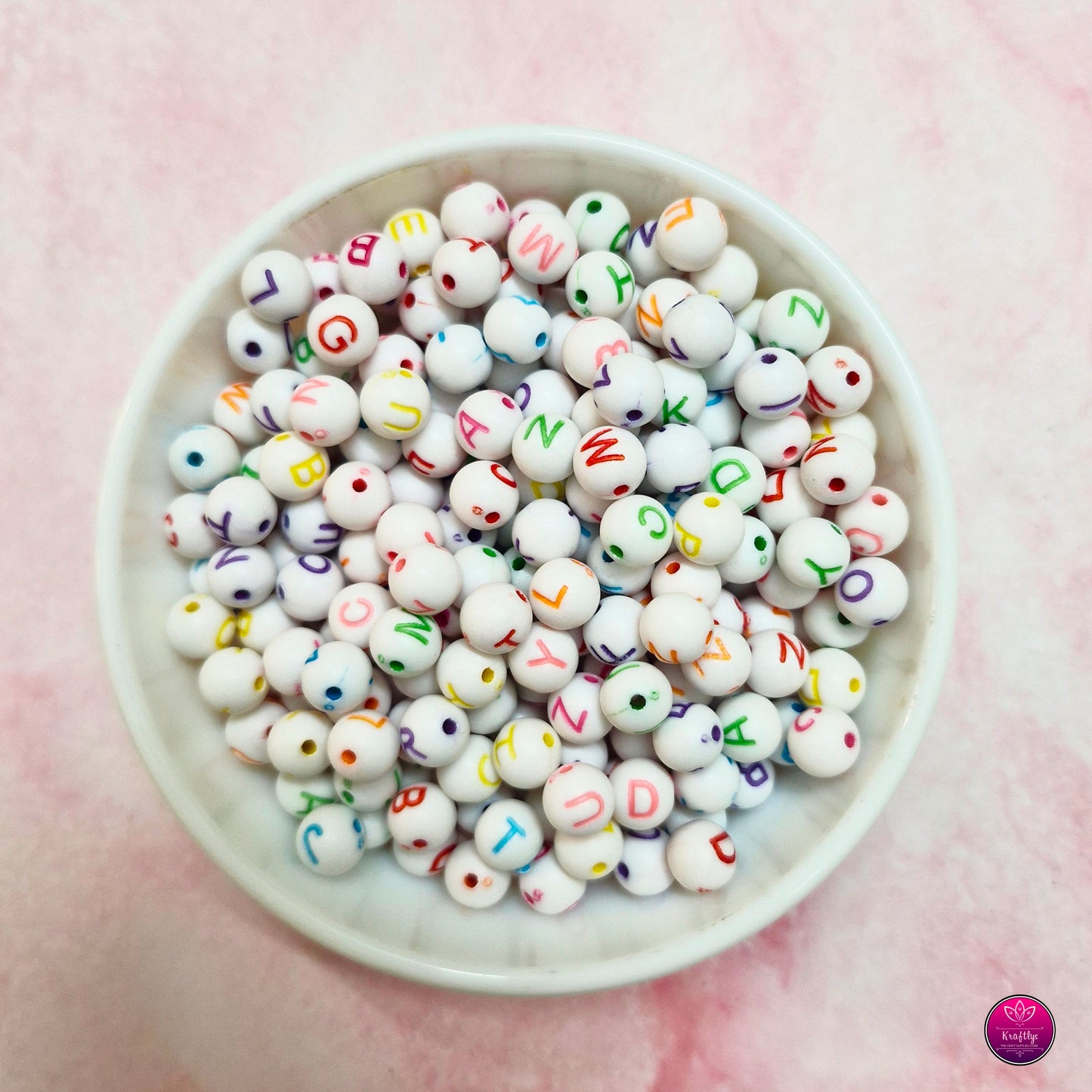 BEADS | ALPHABETS ROUND BALLS