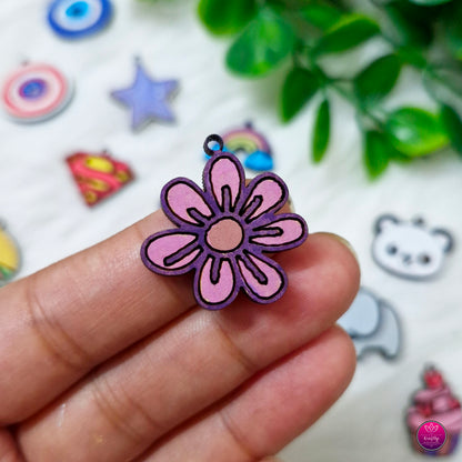 CUTE RAKHI WOODEN CHARMS | HANDPAINTED RAKSHABANDHAN CHARMS