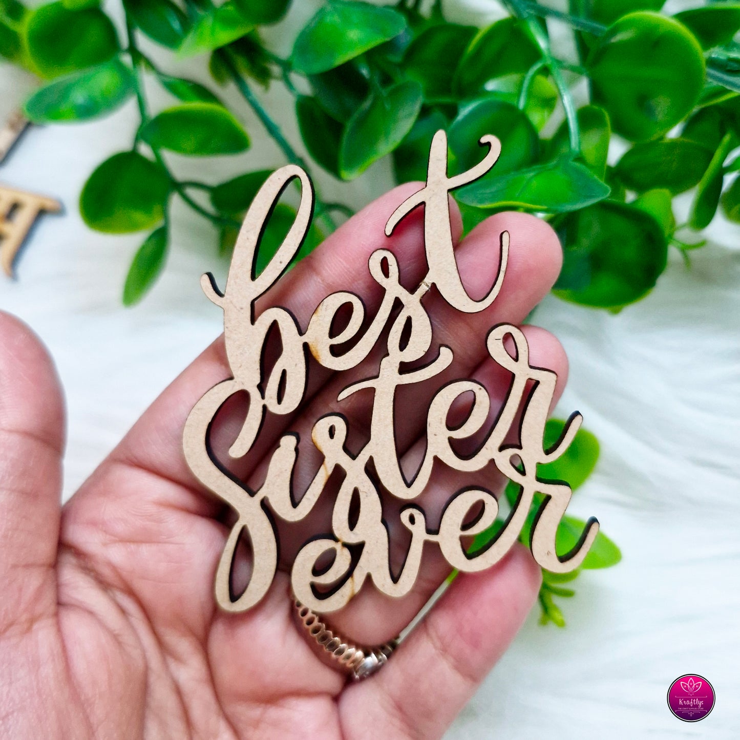 BEST SISTER EVER | MDF CUTOUT