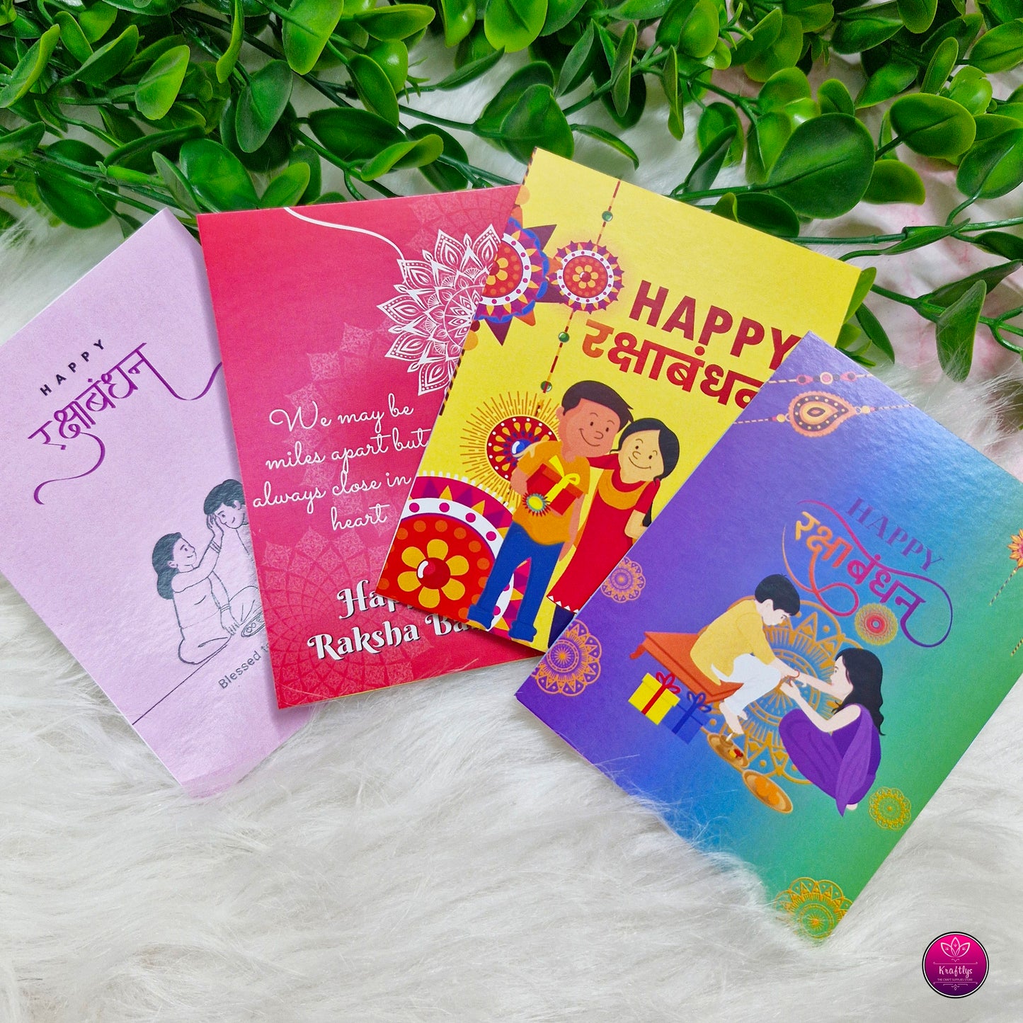 TRADITIONAL RAKHI GREETING CARDS | RAKSHABANDHAN CARDS