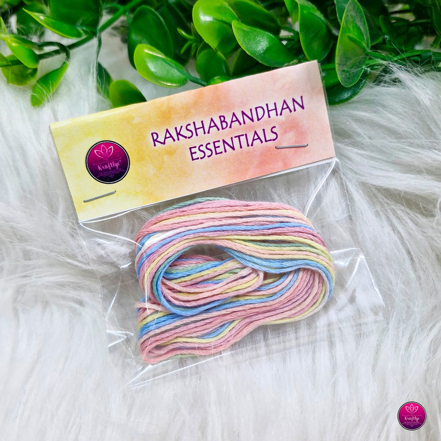 RAKHI THREADS | COLOURFUL PASTELS