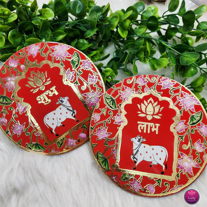 DIWALI DECOR - SHUBH LABH MDF ROUND